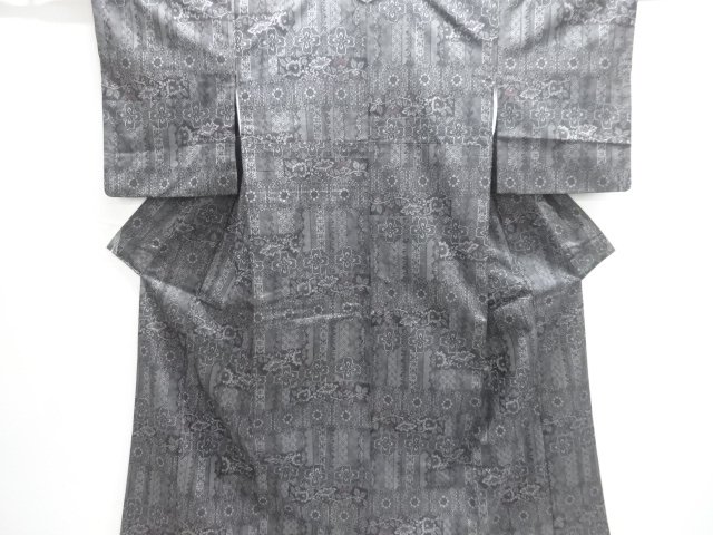 JAPANESE KIMONO / NISHIJIN DENSHO TSUMUGI / WOVEN FLOWER SARASA 